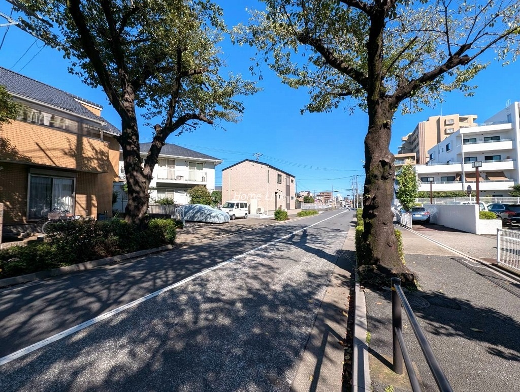 コートハウス城北中央公園　北側 前面道路歩道